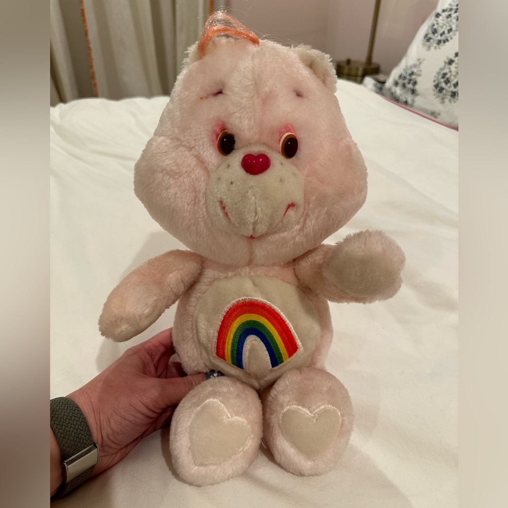 Vintage 1983 Kenner Care Bears Cheer Bear 13” Plush Stuffed Toy